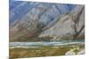 Alaska, Brooks Range, Arctic National Wildlife Refuge. Montain landscape and River.-Jaynes Gallery-Mounted Photographic Print