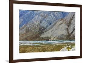 Alaska, Brooks Range, Arctic National Wildlife Refuge. Montain landscape and River.-Jaynes Gallery-Framed Premium Photographic Print