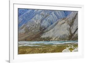 Alaska, Brooks Range, Arctic National Wildlife Refuge. Montain landscape and River.-Jaynes Gallery-Framed Premium Photographic Print