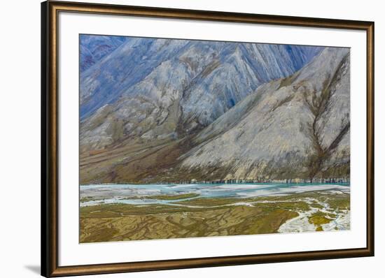 Alaska, Brooks Range, Arctic National Wildlife Refuge. Montain landscape and River.-Jaynes Gallery-Framed Premium Photographic Print