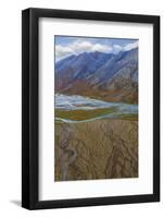 Alaska, Brooks Range, Arctic National Wildlife Refuge. Montain landscape and River.-Jaynes Gallery-Framed Photographic Print