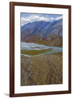 Alaska, Brooks Range, Arctic National Wildlife Refuge. Montain landscape and River.-Jaynes Gallery-Framed Premium Photographic Print