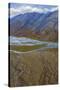 Alaska, Brooks Range, Arctic National Wildlife Refuge. Montain landscape and River.-Jaynes Gallery-Stretched Canvas