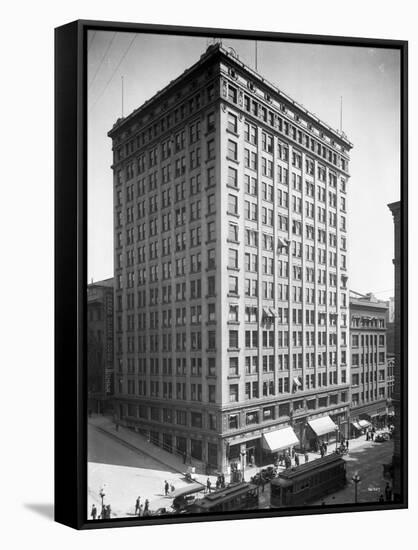 Alaska Building, 1911-Asahel Curtis-Framed Stretched Canvas