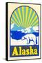 Alaska Decal, Polar Bear-null-Framed Stretched Canvas