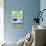 Alaska Decal, Polar Bear-null-Stretched Canvas displayed on a wall