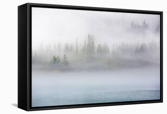 Alaska Fog II-Kathy Mahan-Framed Stretched Canvas