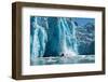 Alaska, Fords Terror Wilderness, Tracy Arm, South Sawyer Glacier. Glacier face calving.-Cindy Miller Hopkins-Framed Photographic Print