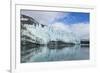 Alaska, Glacier Bay. A close-up view of Margerie Glacier with lateral moraine-Brenda Tharp-Framed Premium Photographic Print