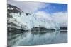 Alaska, Glacier Bay. A close-up view of Margerie Glacier with lateral moraine-Brenda Tharp-Mounted Premium Photographic Print