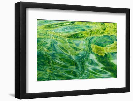 Alaska, Glacier Bay National Park. Abstract of Water in Dundas Bay-Jaynes Gallery-Framed Photographic Print