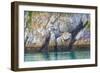 Alaska, Glacier Bay National Park. Cliff Reflects in Seawater-Jaynes Gallery-Framed Photographic Print