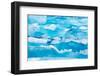 Alaska, Glacier Bay National Park. Close Up of Blue Ice-Jaynes Gallery-Framed Photographic Print