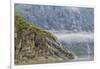 Alaska, Glacier Bay National Park. Waterfall Cascades Down Steep Cliff-Jaynes Gallery-Framed Photographic Print