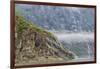 Alaska, Glacier Bay National Park. Waterfall Cascades Down Steep Cliff-Jaynes Gallery-Framed Photographic Print