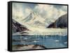 Alaska Glacier From Richardson Highway-Anna P. Gellenbeck-Framed Stretched Canvas