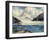 Alaska Glacier From Richardson Highway-Anna P. Gellenbeck-Framed Giclee Print