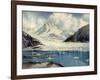 Alaska Glacier From Richardson Highway-Anna P. Gellenbeck-Framed Giclee Print