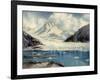 Alaska Glacier From Richardson Highway-Anna P. Gellenbeck-Framed Giclee Print