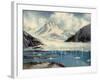 Alaska Glacier From Richardson Highway-Anna P. Gellenbeck-Framed Giclee Print