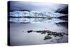 Alaska Glacier Lake - Wide Angle View-Leieng-Stretched Canvas