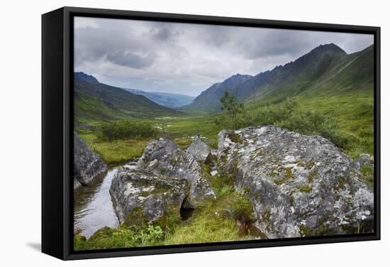 Alaska, Hatchers Pass-Savanah Stewart-Framed Stretched Canvas