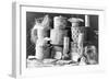 Alaska Indian baskets, c.1890-1925-null-Framed Photographic Print