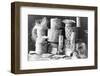 Alaska Indian baskets, c.1890-1925-null-Framed Photographic Print