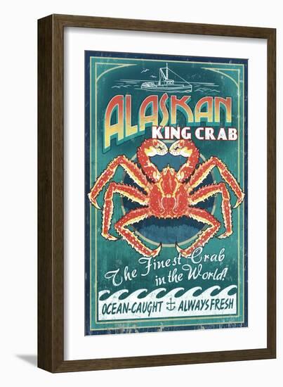 Alaska King Crab-Lantern Press-Framed Art Print