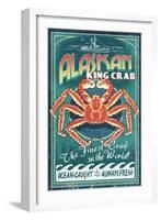 Alaska King Crab-Lantern Press-Framed Art Print