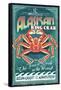 Alaska King Crab-Lantern Press-Framed Stretched Canvas