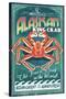 Alaska King Crab-Lantern Press-Stretched Canvas