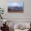 Alaska - Mt. McKinley and Goats-Lantern Press-Stretched Canvas displayed on a wall