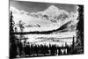 Alaska - Mt McKinley and Mt Foraka-Lantern Press-Mounted Art Print