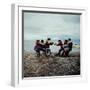 Alaska: Native Alaskan Children Playing a Game of Tug-Of-War-Ralph Crane-Framed Photographic Print