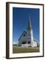 Alaska, Nome. Downtown Nome, Anvil City Square and Old St. Joseph's Hall-Cindy Miller Hopkins-Framed Photographic Print