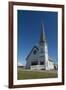 Alaska, Nome. Downtown Nome, Anvil City Square and Old St. Joseph's Hall-Cindy Miller Hopkins-Framed Premium Photographic Print