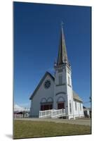 Alaska, Nome. Downtown Nome, Anvil City Square and Old St. Joseph's Hall-Cindy Miller Hopkins-Mounted Premium Photographic Print