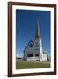 Alaska, Nome. Downtown Nome, Anvil City Square and Old St. Joseph's Hall-Cindy Miller Hopkins-Framed Photographic Print