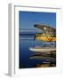 Alaska, Nondalton, Cessna Floatplane Parked on Still Waters of Six Mile Lake, Valhalla Lodge, USA-John Warburton-lee-Framed Photographic Print