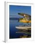 Alaska, Nondalton, Cessna Floatplane Parked on Still Waters of Six Mile Lake, Valhalla Lodge, USA-John Warburton-lee-Framed Photographic Print