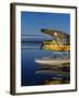 Alaska, Nondalton, Cessna Floatplane Parked on Still Waters of Six Mile Lake, Valhalla Lodge, USA-John Warburton-lee-Framed Photographic Print