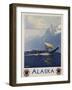 Alaska - Northern Pacific Railway Travel Poster-Sidney Laurence-Framed Premium Giclee Print