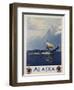 Alaska - Northern Pacific Railway Travel Poster-Sidney Laurence-Framed Premium Giclee Print