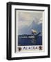 Alaska - Northern Pacific Railway Travel Poster-Sidney Laurence-Framed Premium Giclee Print