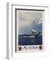 Alaska - Northern Pacific Railway Travel Poster-Sidney Laurence-Framed Premium Giclee Print