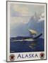 Alaska - Northern Pacific Railway Travel Poster-Sidney Laurence-Mounted Premium Giclee Print