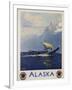 Alaska - Northern Pacific Railway Travel Poster-Sidney Laurence-Framed Giclee Print