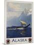 Alaska - Northern Pacific Railway Travel Poster-Sidney Laurence-Mounted Giclee Print