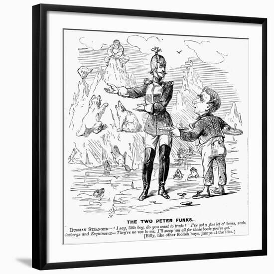 Alaska Purchase Cartoon-null-Framed Giclee Print